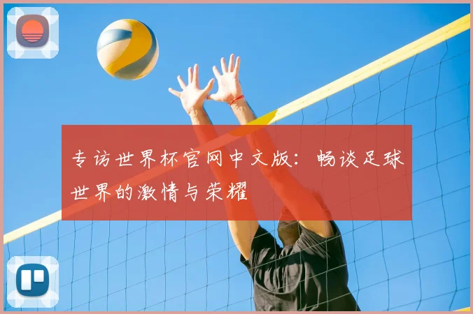 专访世界杯官网中文版：畅谈足球世界的激情与荣耀